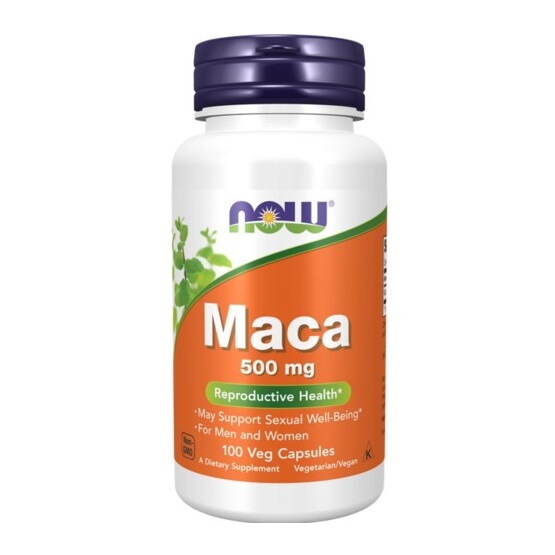 NOW Foods Maca 500mg 100 Veg Capsules