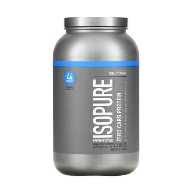 Isopure Zero Carb Creamy Vanilla 3lb 6/Cs