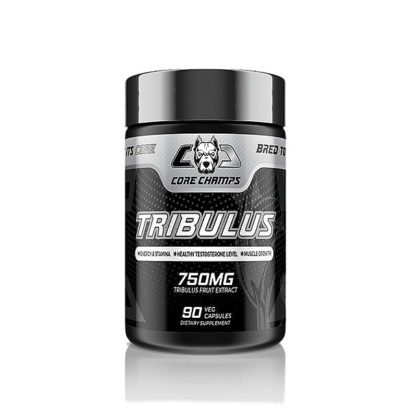 Core Champs Tribulus 750mg, 90 Veg Capsules, 90 Servings
