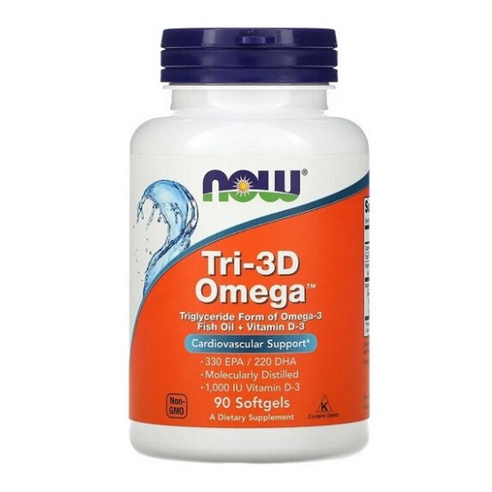 NOW Foods Ultra Omega Tri-3D 90 Softgels